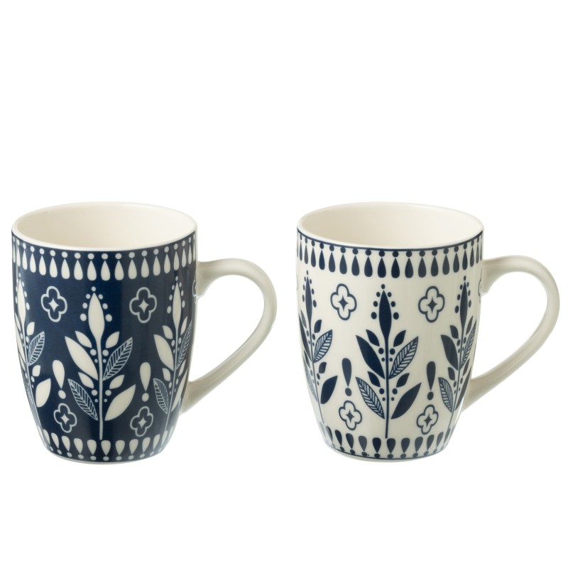 Tazze in ceramica blu scuro 8,2 x 5,4 x 10,4 cm Tazze in ceramica blu scuro 8,2 x 5,4 x 10,4 cm