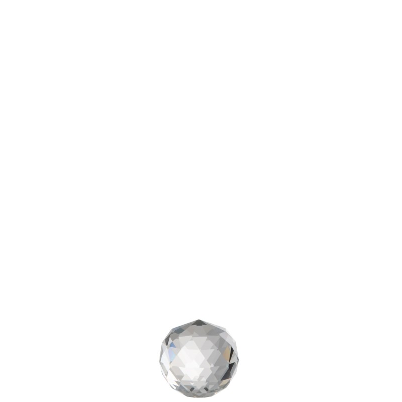 Bola pisapapeles de cristal transparente, 6 x 6 x 6 cm Bola pisapapeles de cristal transparente, 6 x 6 x 6 cm