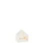Casinha de alumínio branco 9 x 5 x 9 cm Casinha de alumínio branco 9 x 5 x 9 cm