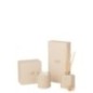 Vela perfumada de cera de palma bege, 14 x 9 x 14,5 cm Vela perfumada de cera de palma bege, 14 x 9 x 14,5 cm
