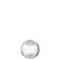 Porte-bougie en verre transparent 11x11x10,5 cm Porte-bougie en verre transparent 11x11x10,5 cm