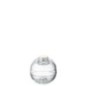 Porte-bougie en verre transparent 11x11x10,5 cm Porte-bougie en verre transparent 11x11x10,5 cm