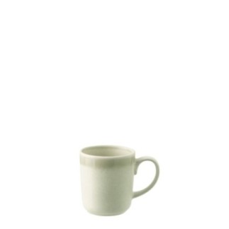Caneca de grés verde 9 x 10,4 x 9 cm