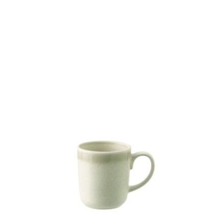 Tasse en grès vert 9x10,4x9 cm