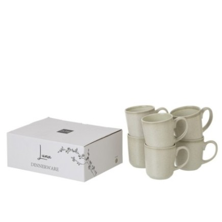 Tasse en grès vert 9x10,4x9 cm