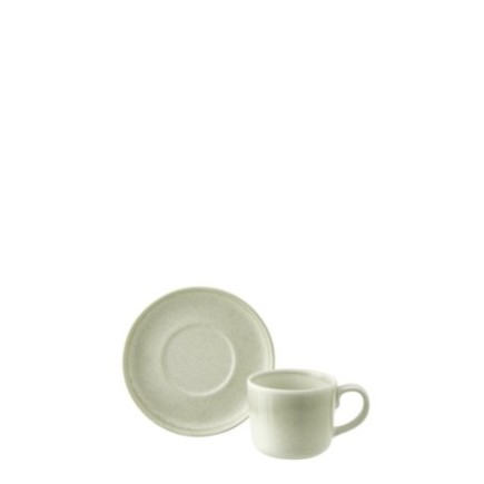 Tazza da caffè in gres verde chiaro 9x9x7,5 cm