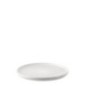 Piatto in gres grigio chiaro 26,7 x 2 cm