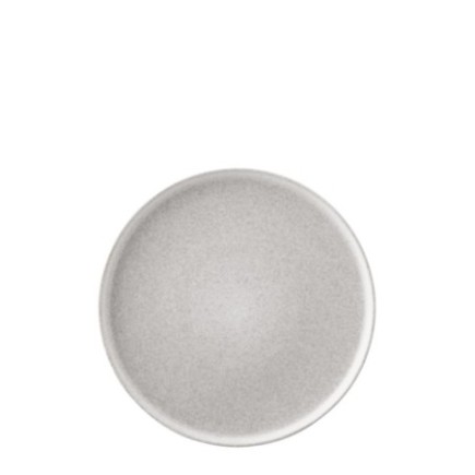 Assiette en grès gris clair 26,7x2 cm