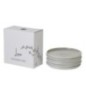 Piatto in gres grigio chiaro 26,7 x 2 cm