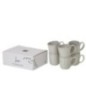 Tazza in gres grigio chiaro 9x10,4x9 cm Tazza in gres grigio chiaro 9x10,4x9 cm