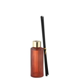 Aceite perfumado en frasco de cristal rojo de 5 x 12,5 x 5 cm