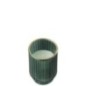 Vela de cera verde, 13 x 8,5 x 8,5 cm Vela de cera verde, 13 x 8,5 x 8,5 cm