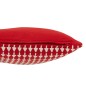 Cuscino quadrato albero di Natale in cotone rosso 45x45x15 cm Cuscino quadrato albero di Natale in cotone rosso 45x45x15 cm