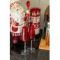 Coppa da champagne in vetro rosso 25x5 cm Coppa da champagne in vetro rosso 25x5 cm