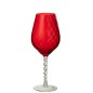 Bicchiere da vino in vetro rosso 8,5 x 22,5 cm Bicchiere da vino in vetro rosso 8,5 x 22,5 cm