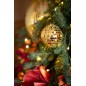 Boite de 4 boules de Noël en plastique doré D.15 cm Boite de 4 boules de Noël en plastique doré D.15 cm
