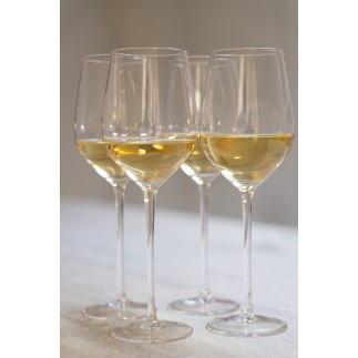 Vaso de vino transparente de 26 cm de altura