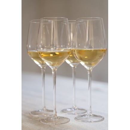 Vaso de vino transparente de 26 cm de altura