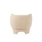 Fauteuil 1 personne en textile blanc 80x79x71 cm Fauteuil 1 personne en textile blanc 80x79x71 cm