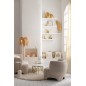 Fauteuil 1 personne en textile blanc 80x79x71 cm Fauteuil 1 personne en textile blanc 80x79x71 cm