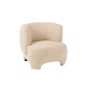 Fauteuil 1 personne en textile blanc 80x79x71 cm Fauteuil 1 personne en textile blanc 80x79x71 cm
