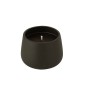 Bougie extérieure 31h en ciment noir 18x18x13.5 cm Bougie extérieure 31h en ciment noir 18x18x13.5 cm