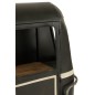 Mueble bar tipo teleférico de metal negro, 135 x 47 x 154 cm Mueble bar tipo teleférico de metal negro, 135 x 47 x 154 cm
