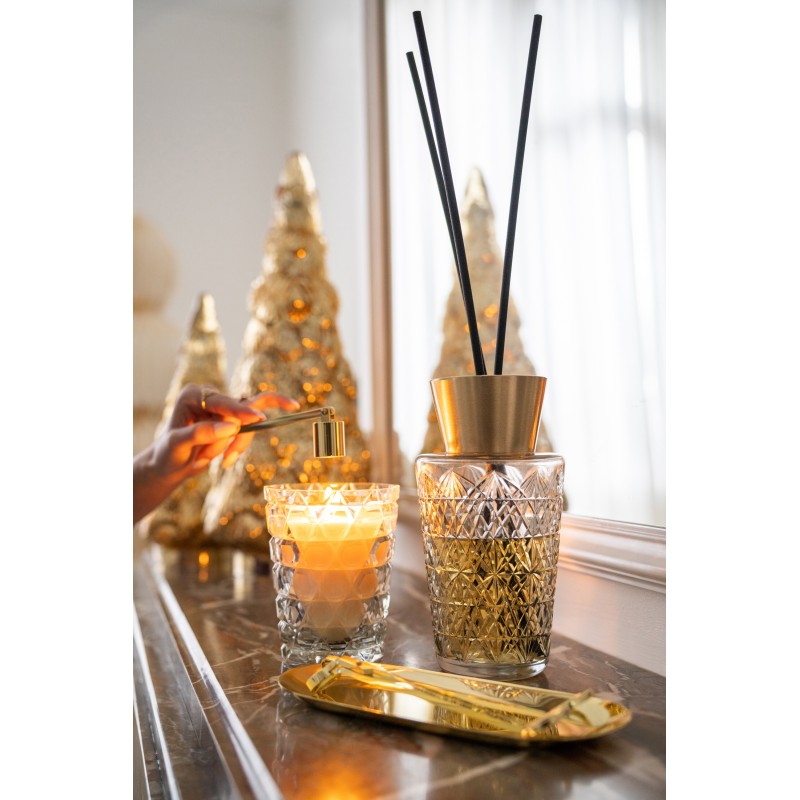 Extintor de fogo em ferro dourado 11,5 x 4,3 x 25 cm Extintor de fogo em ferro dourado 11,5 x 4,3 x 25 cm