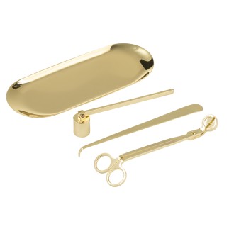 Extintor de fogo em ferro dourado 11,5 x 4,3 x 25 cm