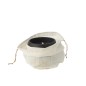 Bougie extérieure 18h en ciment noir 14x14x11 cm Bougie extérieure 18h en ciment noir 14x14x11 cm