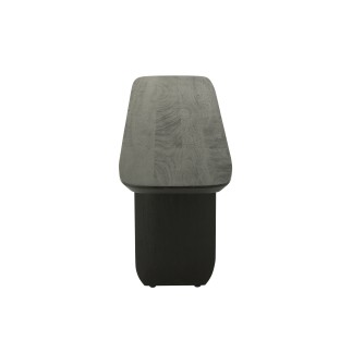 Banc en bois d’acacia noir 190x40x45 cm