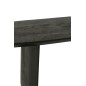Banco em madeira de acácia preta 190 x 40 x 45 cm Banco em madeira de acácia preta 190 x 40 x 45 cm