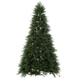 Árbol de Navidad artificial con 4000 LEDs en metal verde H.325 cm