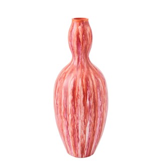 Vaso de cerâmica multicolorido  35x35x85 cm