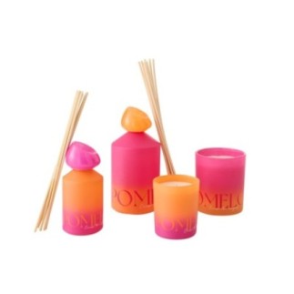 Diffuseur à bâtonnets en solvant orange et rose 9x9x41,5 cm