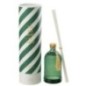 Difusor de junco em branco e verde, 10 x 35,5 x 10 cm Difusor de junco em branco e verde, 10 x 35,5 x 10 cm