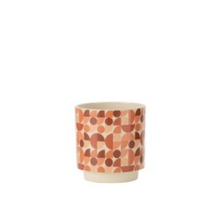 Vaso em cerâmica multicolorida, 1212 x 12,5 cm