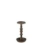 Bougeoir en fer marron 11,7x11,7x23 cm Bougeoir en fer marron 11,7x11,7x23 cm