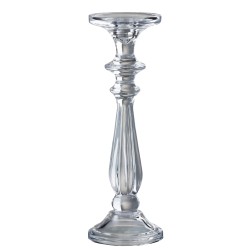 Lampadario in vetro trasparente 10x10x30.5 cm