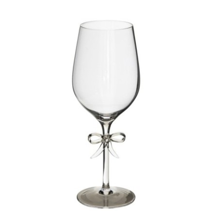 Bicchiere da vino in vetro trasparente 9,3x24,5 cm