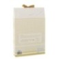 Bougies parfumées en cire doré et blanc 12x7 cm Bougies parfumées en cire doré et blanc 12x7 cm