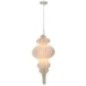 Abajur de papel cru, 36 x 80 x 36 cm