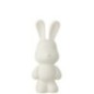 Conejo de poliresina blanco, 20,5 x 17,5 x 49 cm Conejo de poliresina blanco, 20,5 x 17,5 x 49 cm