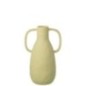 Vase en grès vert menthe 15x15x33,5 cm