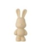 Conejo de poliresina beige, 20,5 x 17,5 x 49 cm Conejo de poliresina beige, 20,5 x 17,5 x 49 cm