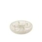 Bougeoir en fer blanc 30,5x7x30,5 cm Bougeoir en fer blanc 30,5x7x30,5 cm
