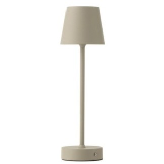 Candeeiro de mesa em metal cinzento-escuro, 37 x 11,5 x 11,5 cm