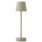 Lampe de table en métal taupe 37x11,5x11,5 cm Lampe de table en métal taupe 37x11,5x11,5 cm