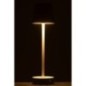 Lampada da tavolo in metallo color taupe, 37x11,5x11,5 cm Lampada da tavolo in metallo color taupe, 37x11,5x11,5 cm