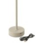 Lampe de table en métal taupe 37x11,5x11,5 cm Lampe de table en métal taupe 37x11,5x11,5 cm